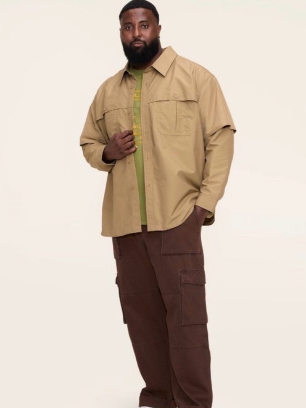 Woolrich X Target Lined Fishing Button-Up Shirt Jacket  in Khaki 3XL NWT